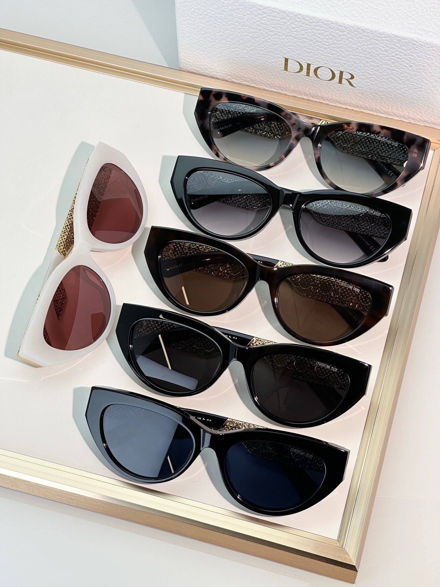 DIOR DioRésille B1I Black Butterfly Sunglasses✨