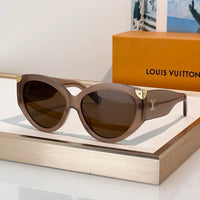 Louis Vuitton Z3339W LV Trunk Cat Eye Sunglasses ✨