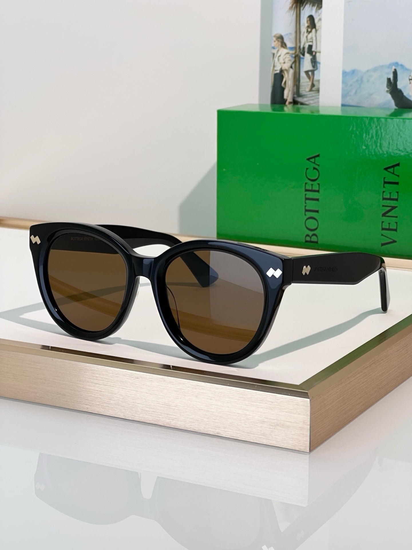 BOTTEGA VENETA BV1352SK 002 Sunglasses💚 - onlinechics.com