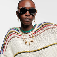 LOEWE Loewe Paula's Ibiza embellished round unglasses ✨