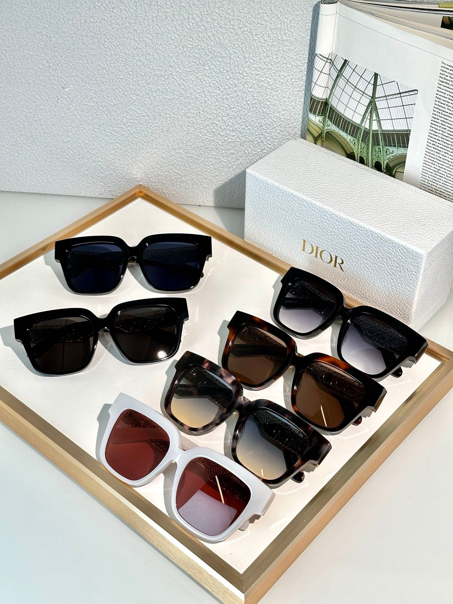 DIOR DioRésille S1I Black Square Sunglasses✨