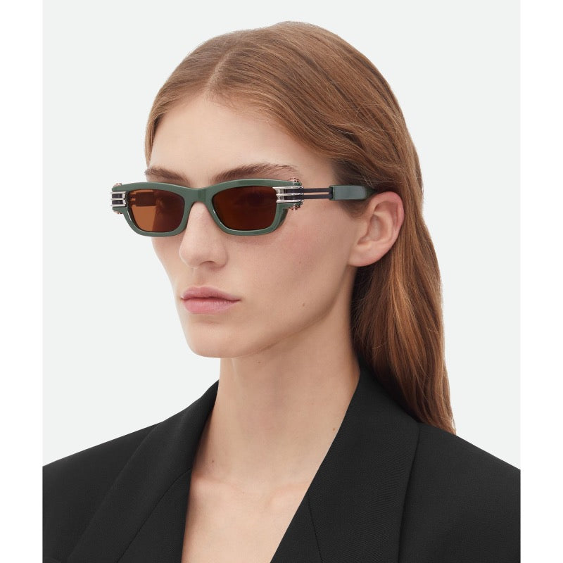 BOTTEGA VENETA Bottega Veneta Bv1308 S Line Unapologetic Unisex Sunglasses💚