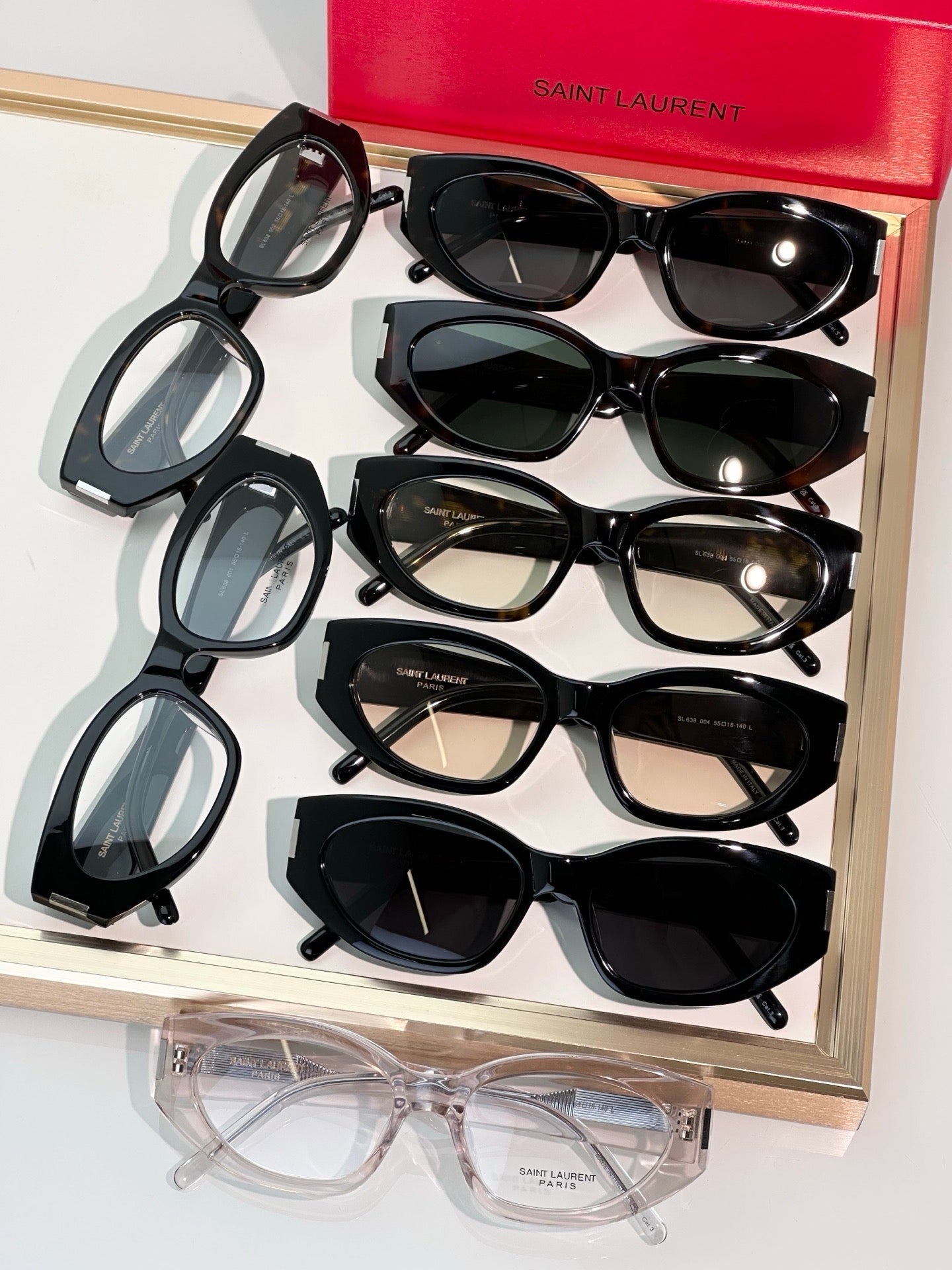 Saint Laurent Sun SL 638 001 - As Seen On Sofia Richie Women's Sunglasses✨ - onlinechics.com