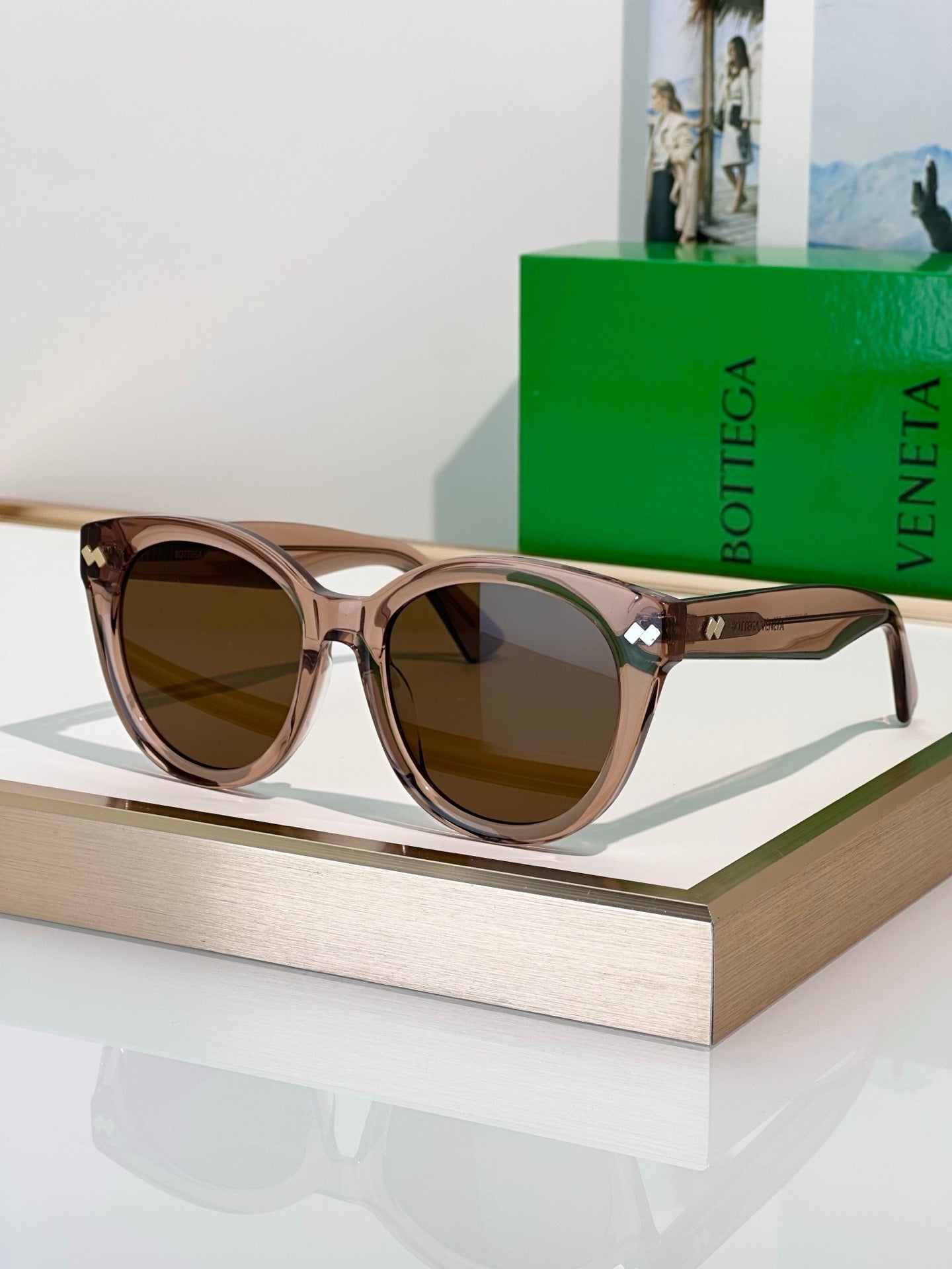 BOTTEGA VENETA BV1352SK 002 Sunglasses💚 - onlinechics.com
