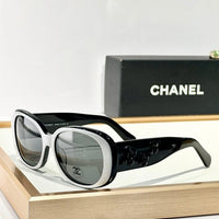 CHANEL 5113 Black Sunglasses W/ 3D Flower Side Detail   🖤