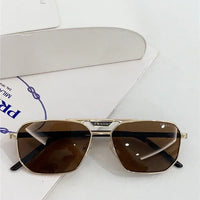 PRADA SPR 58Y Rectangle shape  Metal Sunglasses Unisex  🟥