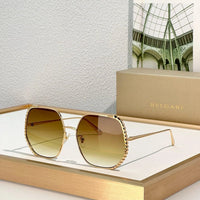 BVLGARI Serpenti Viper geometric metal 40004U Sunglasses ✨