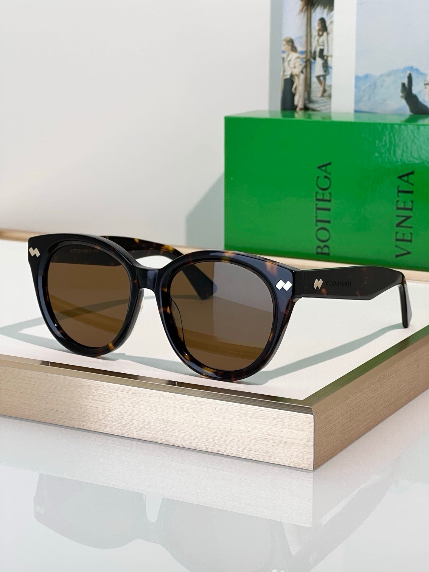 BOTTEGA VENETA BV1352SK 002 Sunglasses💚 - onlinechics.com