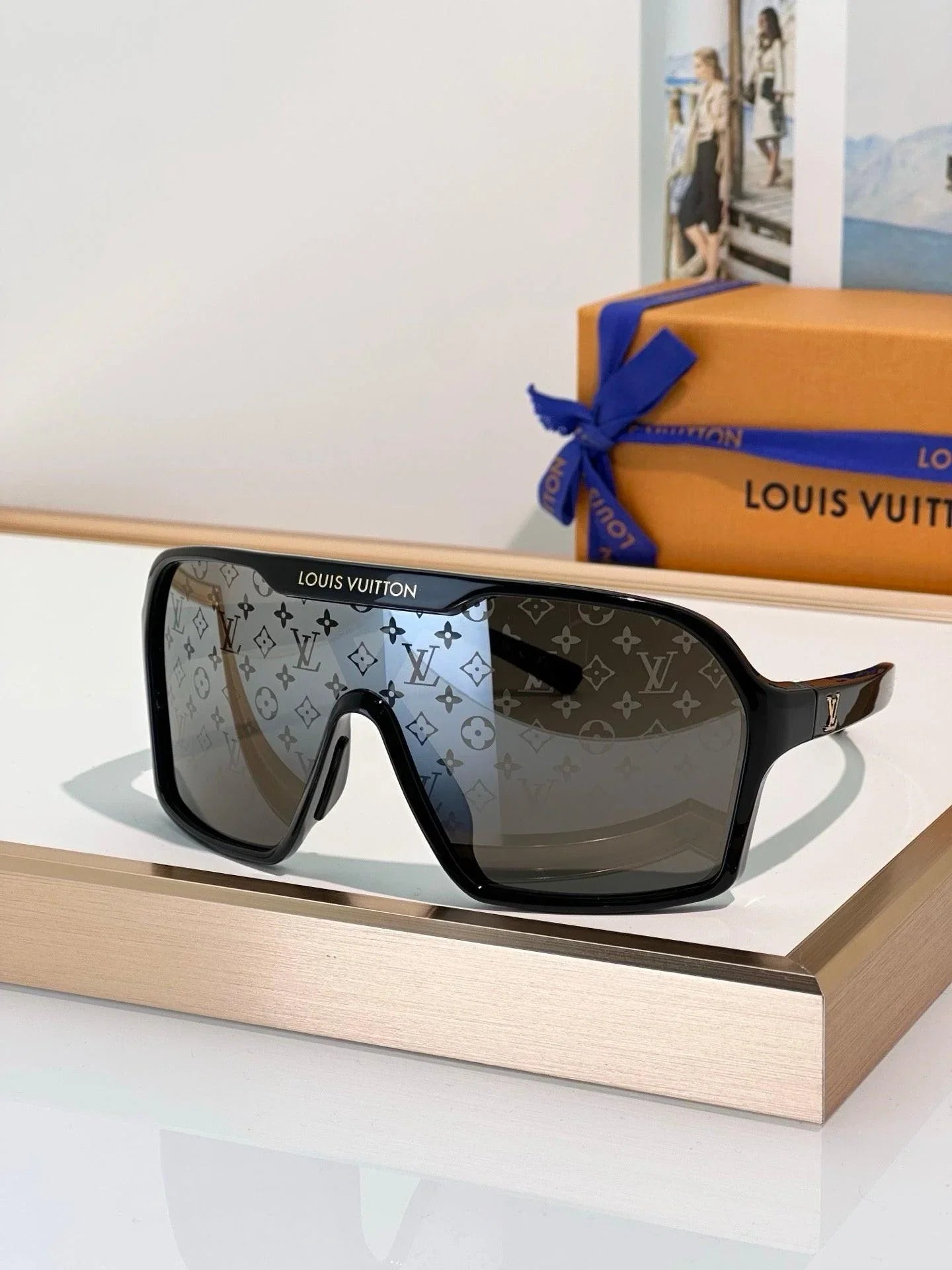 Louis Vuitton Z3103U LV Ski LV Tramontane Mask Sunglasses Louis Vuitton Z3103U LV Ski LV Tramontane Mask Sunglasses