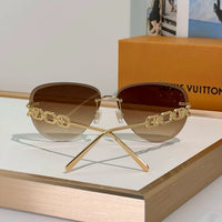 Louis Vuitton Z1854U LV Jewel Pilot Sunglasses NEW   ✨