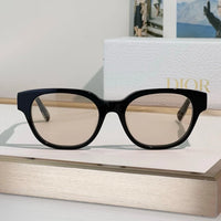DIOR Christian Dior Label R1F Black and Beige Pantos Sunglasses  ✨