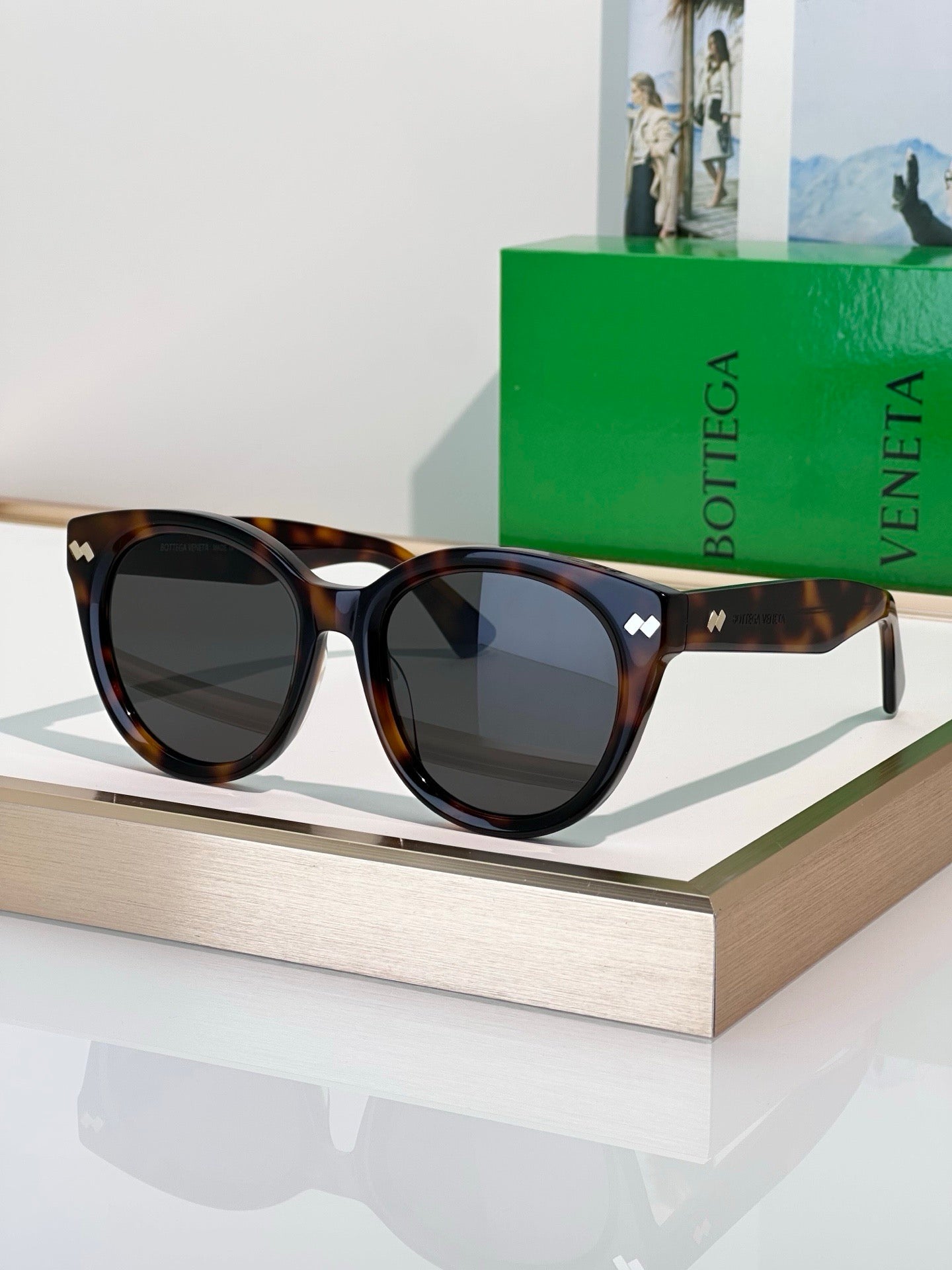 BOTTEGA VENETA BV1352SK 002 Sunglasses💚 - onlinechics.com