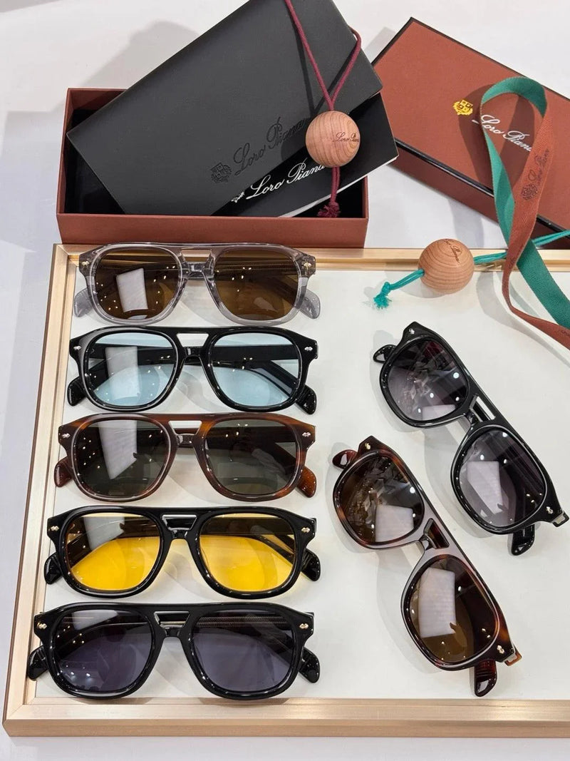 Loro Piana Roadster Acetate Unisex Sunglasses 🍂 — onlinechics