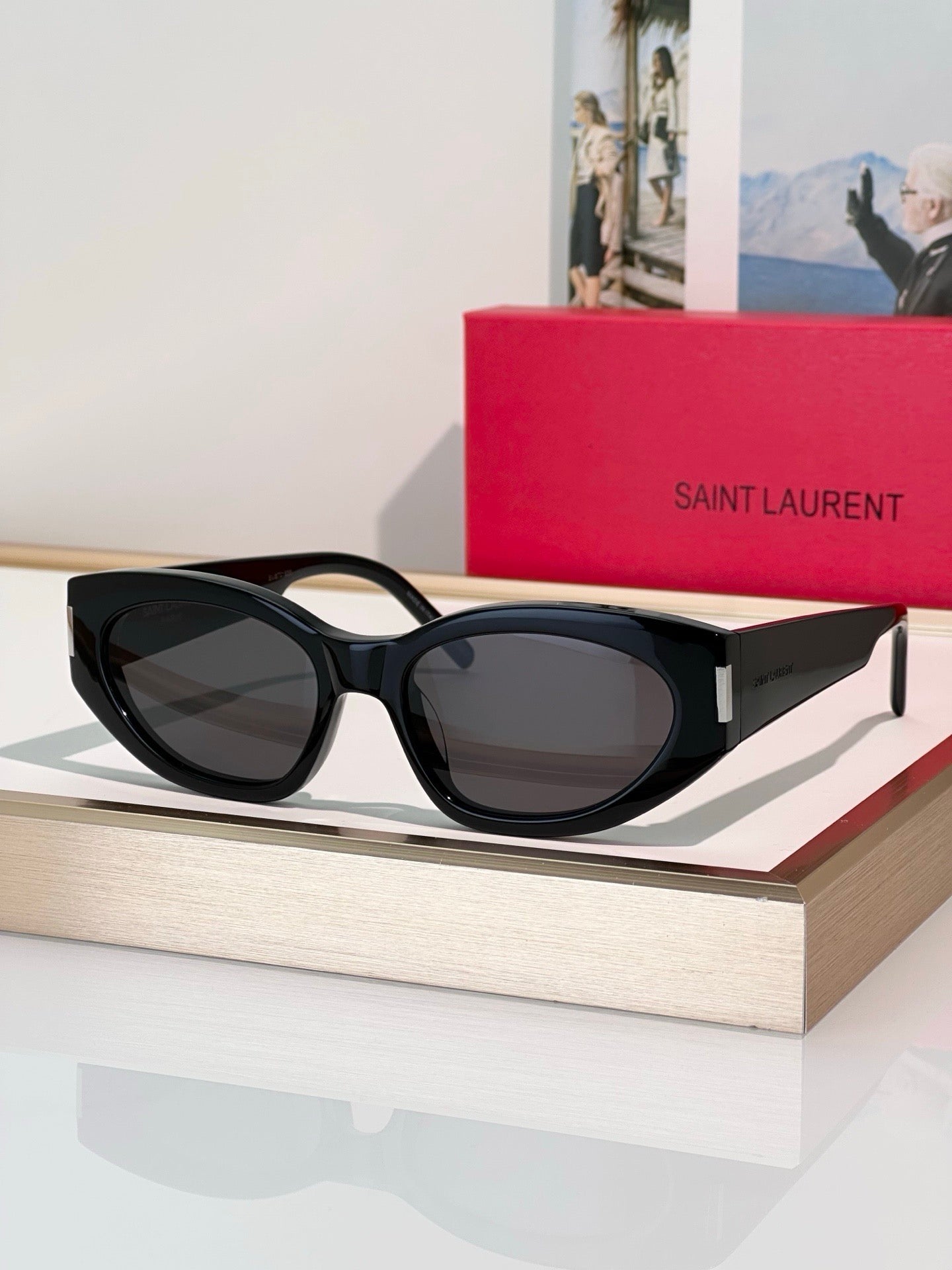 Saint Laurent Sun SL 638 001 - As Seen On Sofia Richie Women's Sunglasses✨ - onlinechics.com