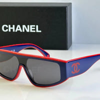 CHANEL SHIELD 6057  Rectangle Women's Acetate Sunglasses  ✨