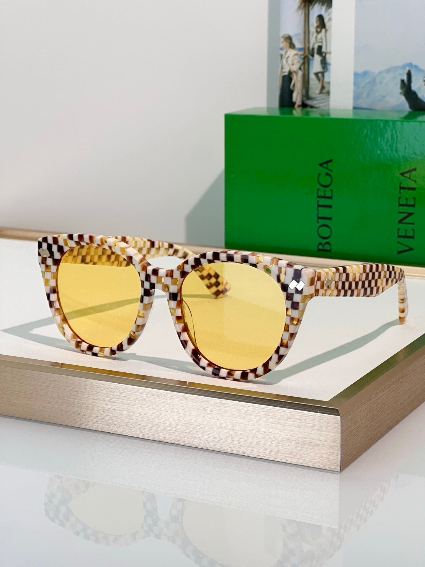 BOTTEGA VENETA BV1352SK 002 Sunglasses💚 - onlinechics.com