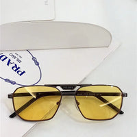 PRADA SPR 58Y Rectangle shape  Metal Sunglasses Unisex  🟥