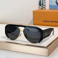 Louis Vuitton Z3399U LVision Pilot Sunglasses ✨