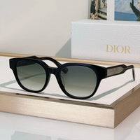DIOR Christian Dior Label R1F Black and Beige Pantos Sunglasses  ✨