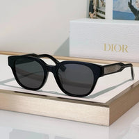 DIOR Christian Dior Label R1F Black and Beige Pantos Sunglasses  ✨