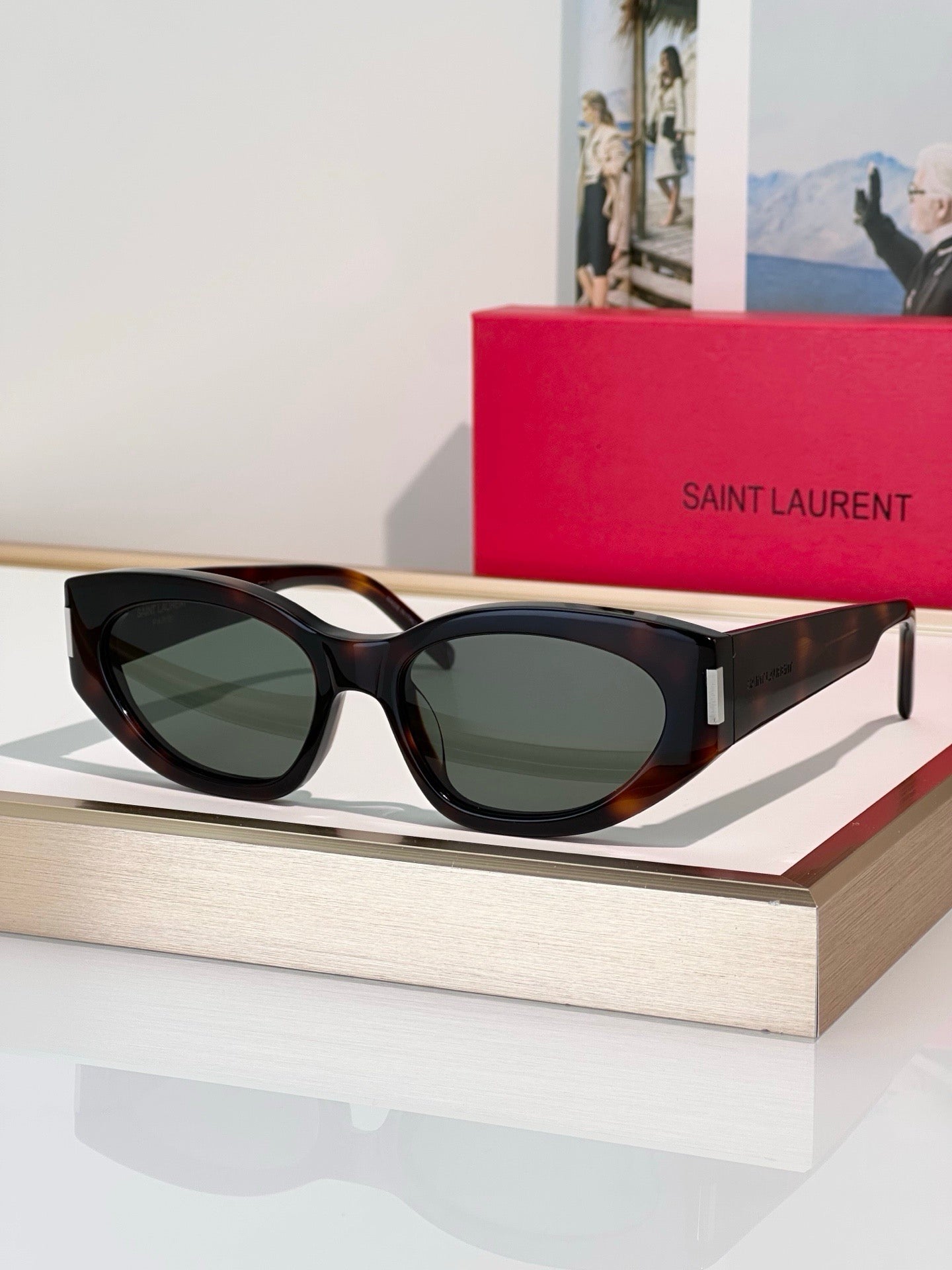 Saint Laurent Sun SL 638 001 - As Seen On Sofia Richie Women's Sunglasses✨ - onlinechics.com