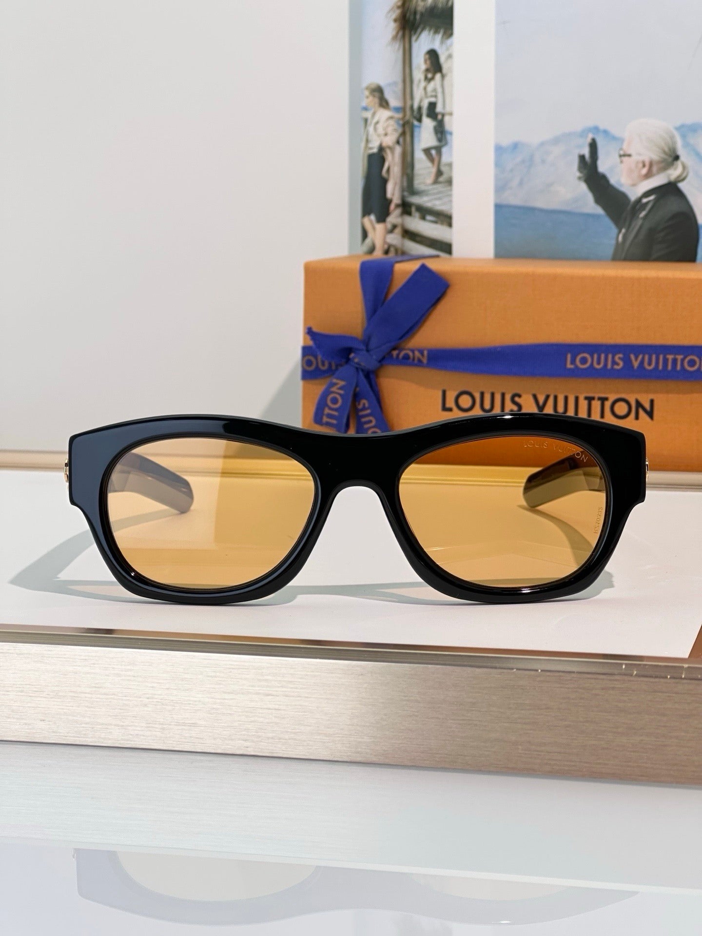 Louis Vuitton Z3048U LV Frog Round Square Sunglasses  ✨ - onlinechics.com