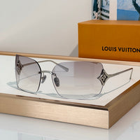 Louis Vuitton Z3457U Curvy Flower Rectangle Sunglasses✨