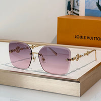 Louis Vuitton Z3407U LV Jewel Pearl Square Sunglasses ✨