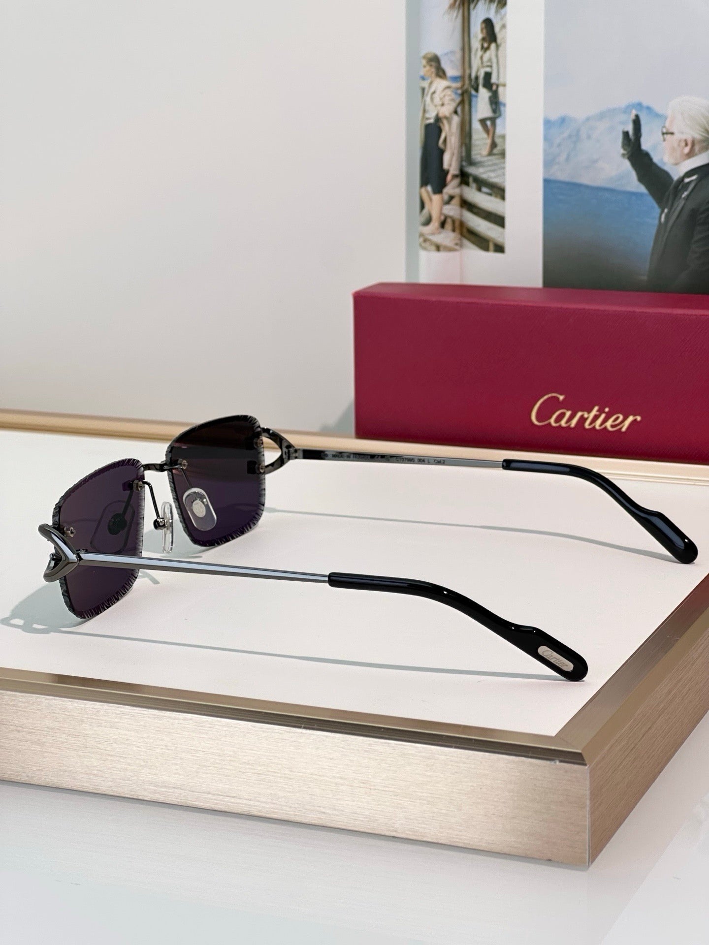 -  Cartier CLASSIC C DE CARTIER MOTIF CT0799 Sunglasses-Photochromic Glasses 🐆 - onlinechics.com