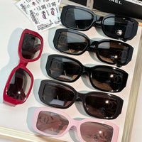 CHANEL 5526 Rectangle SUNGLASSES Acetate Black  🖤