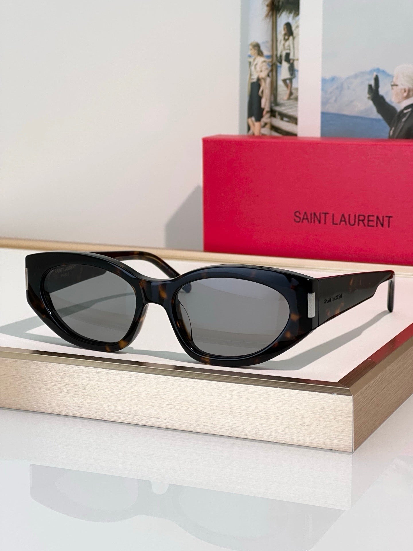 Saint Laurent Sun SL 638 001 - As Seen On Sofia Richie Women's Sunglasses✨ - onlinechics.com