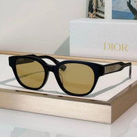 DIOR Christian Dior Label R1F Black and Beige Pantos Sunglasses  ✨