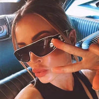 CHANEL SHIELD 6057  Rectangle Women's Acetate Sunglasses  ✨