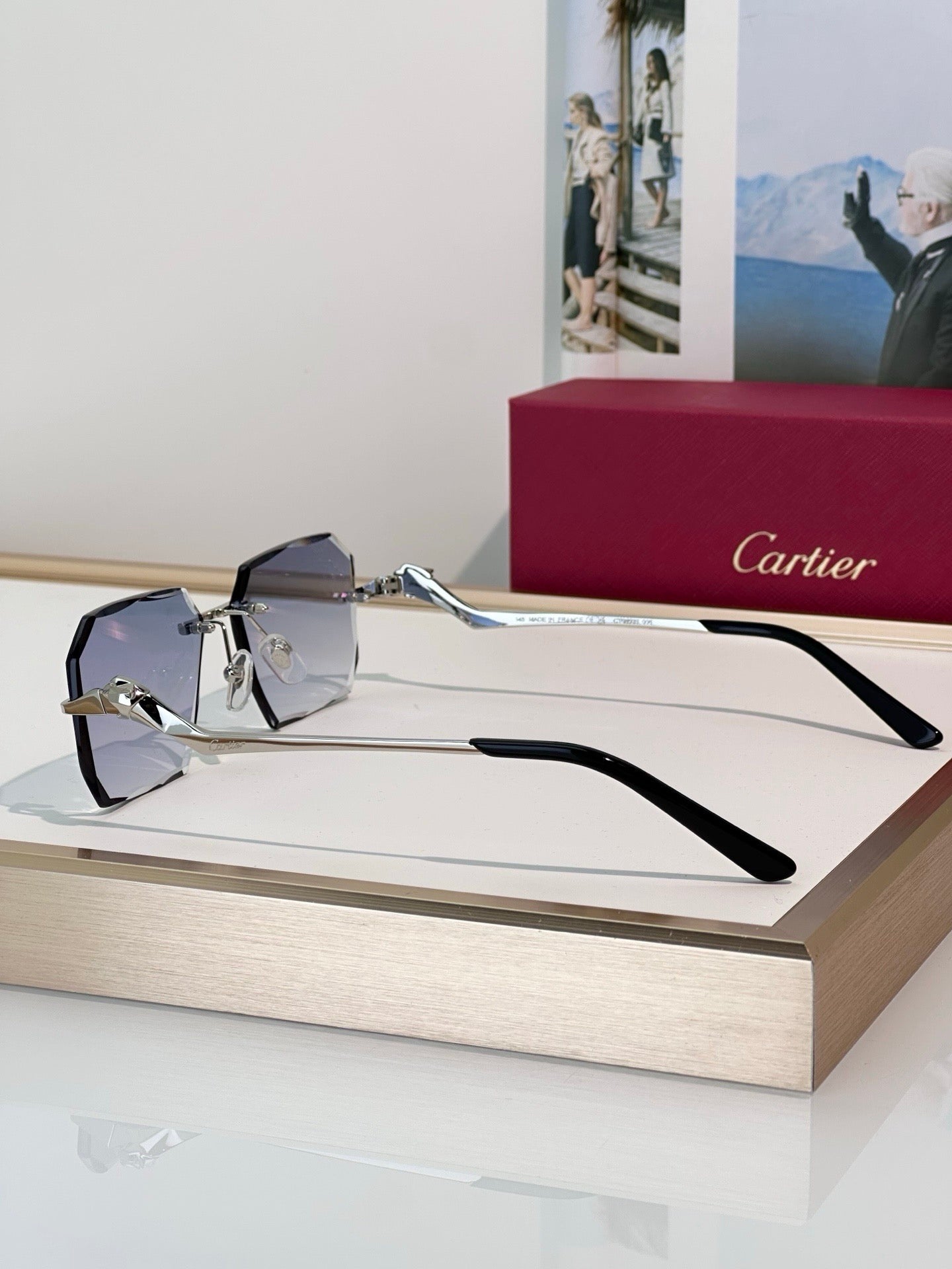 Cartier CLASSIC C DE  Motif Photochromic - Panthere CT0850 Sunglasses 🐆 - onlinechics.com