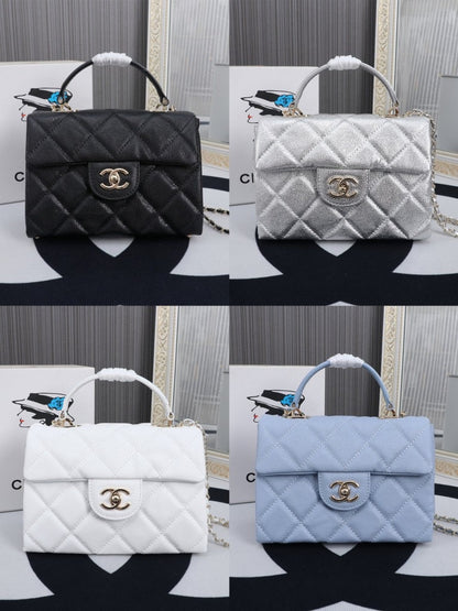 CHANEL Chanel Retrofit 24P Black Caviar 4 colors ✨ - onlinechics.com