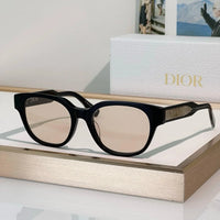 DIOR Christian Dior Label R1F Black and Beige Pantos Sunglasses  ✨