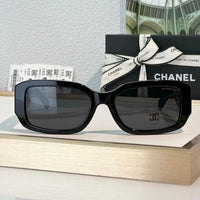 CHANEL 5526 Rectangle SUNGLASSES Acetate Black  🖤
