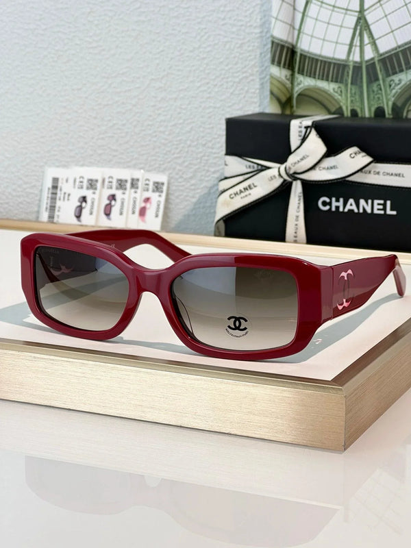 CHANEL 5526 Rectangle SUNGLASSES Acetate Black  🖤