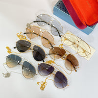 Gucci GG1654S 012 Aviator Oversized Sunglasses 🇮🇹