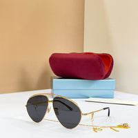 Gucci GG1654S 012 Aviator Oversized Sunglasses 🇮🇹