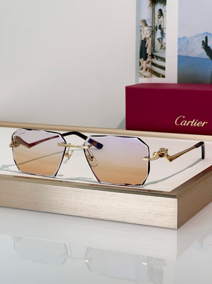 Cartier CLASSIC C DE  Motif Photochromic - Panthere CT0850 Sunglasses 🐆 - onlinechics.com