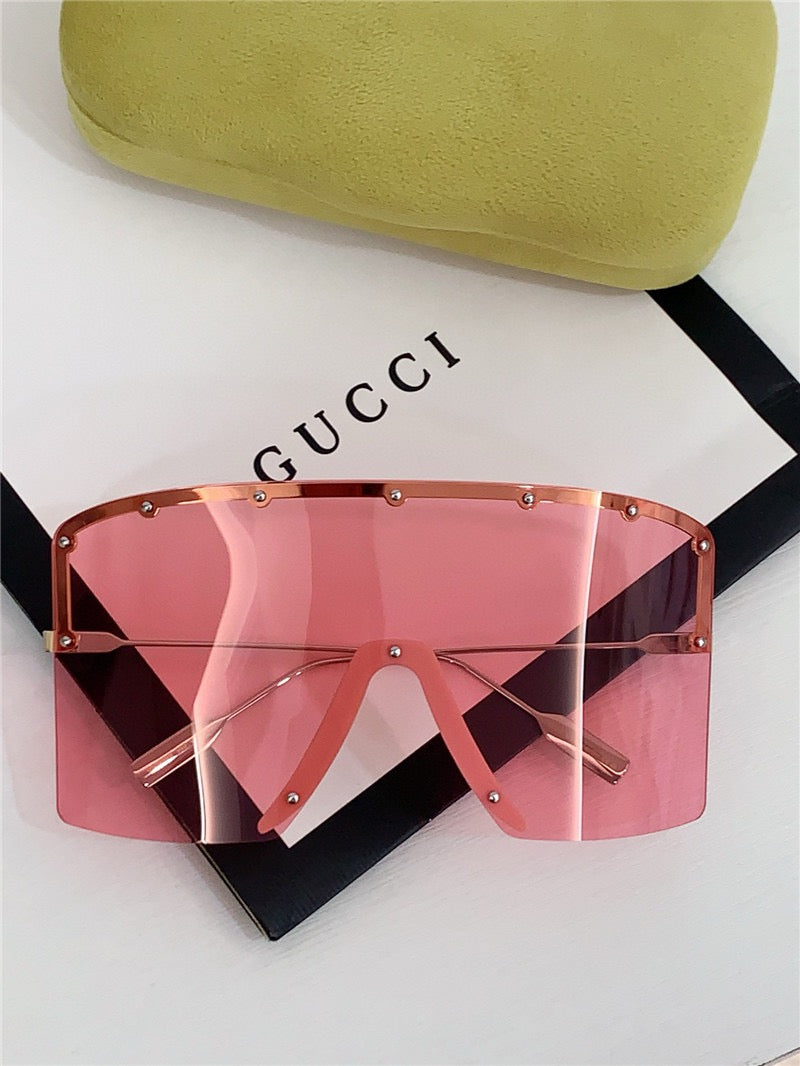 GUCCI GG1244 Monogram-Lens Acetate Mask Sunglasses  ✨