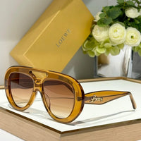 LOEWE Round Spoiler Aviator Sunglasses  ✨