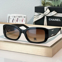 CHANEL 5526 Rectangle SUNGLASSES Acetate Black  🖤