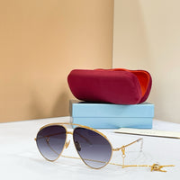 Gucci GG1654S 012 Aviator Oversized Sunglasses 🇮🇹