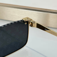 Louis Vuitton Z3240U LV Heritage Metal Low Square Sunglasses✨