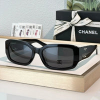 CHANEL 5526 Rectangle SUNGLASSES Acetate Black  🖤