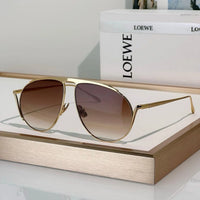 LOEWE Aviator-shaped 40180U Hillock  Sunglasses  ✨