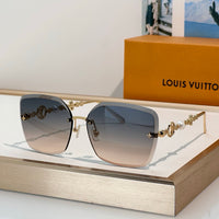 Louis Vuitton Z3407U LV Jewel Pearl Square Sunglasses ✨