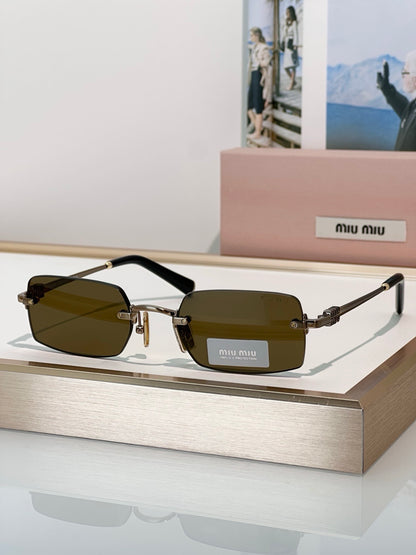 MIU MIU  B50S 26C09Z Old Gold Sunglasses✨